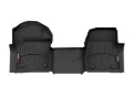 Picture of WeatherTech 23-24 Ford F-250/350/450/550 Over The Hump/Vinyl Floor Front FloorLiner - Black