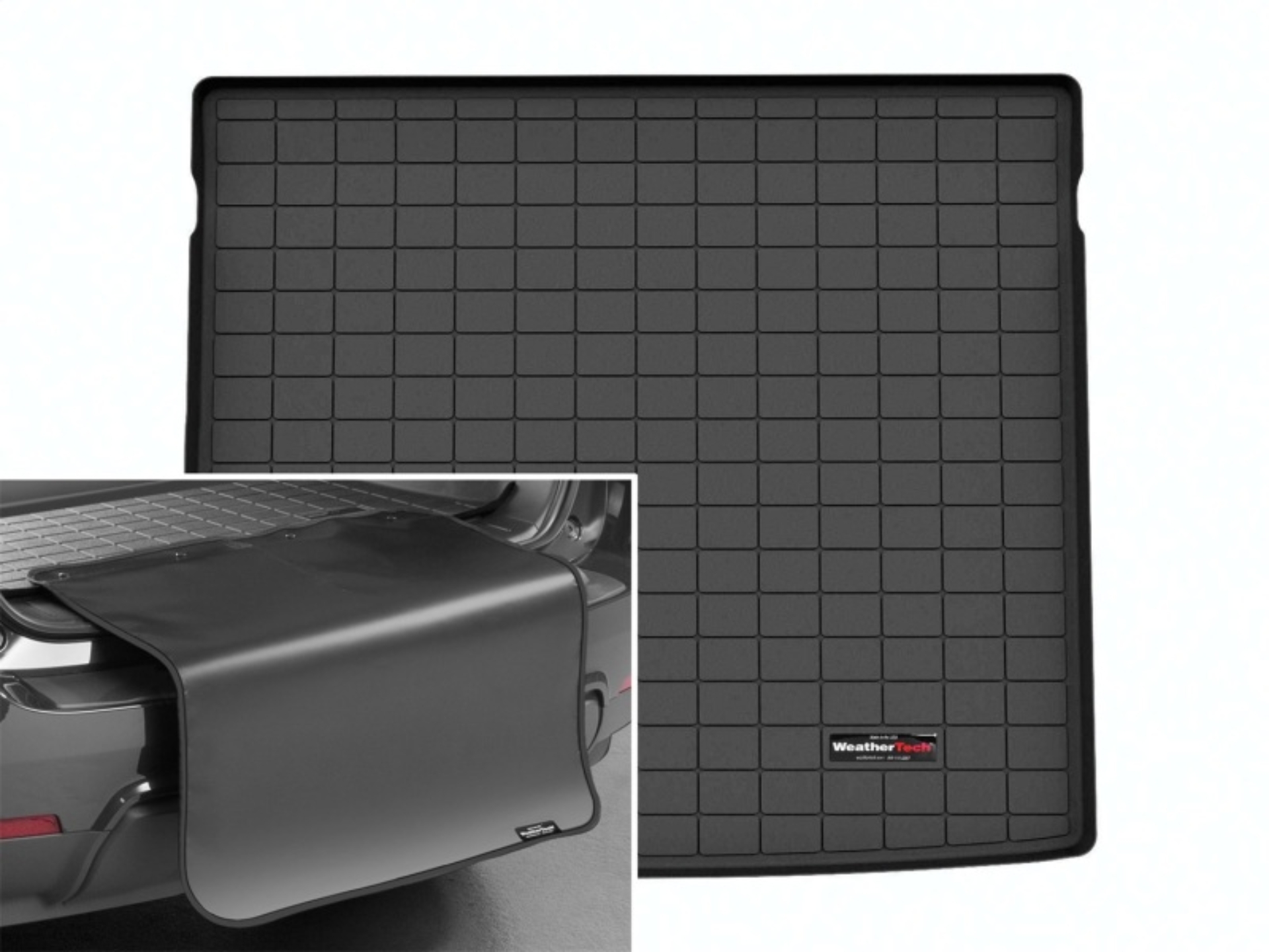 Picture of WeatherTech 2024 BMW X2 M35i/X2 28i Cargo Liner w/Bumper Protector - Black