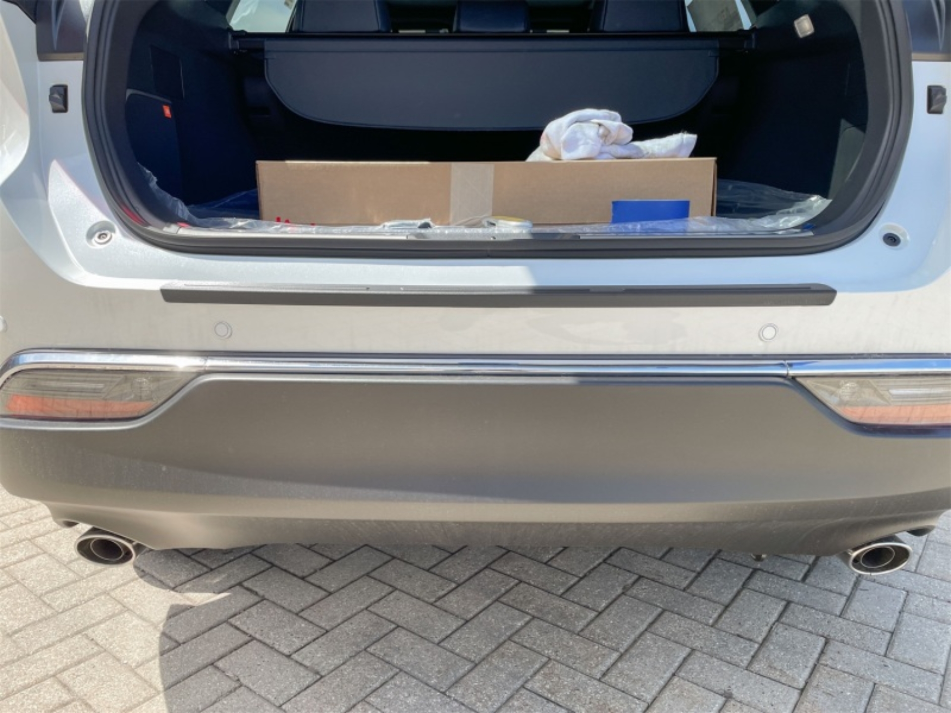 Picture of WeatherTech 21-24 Toyota Venza BumperTopper - Black