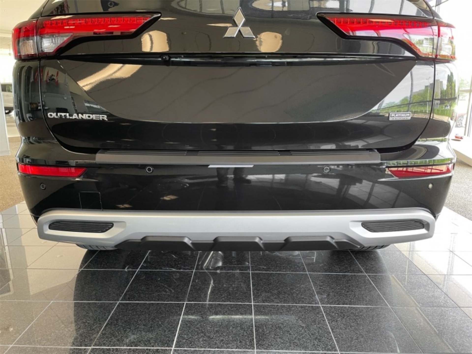 Picture of WeatherTech 22-24 Mitsubishi Outlander (Incl. 23-24 PHEV) BumperTopper - Black