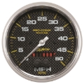 Picture of Autometer Speedometer Gauge 5 inch 50MPH GPS Marine Carbon Fiber