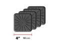 Picture of WeatherTech Drink Coasters 4in. Square - Black (4pc Set)