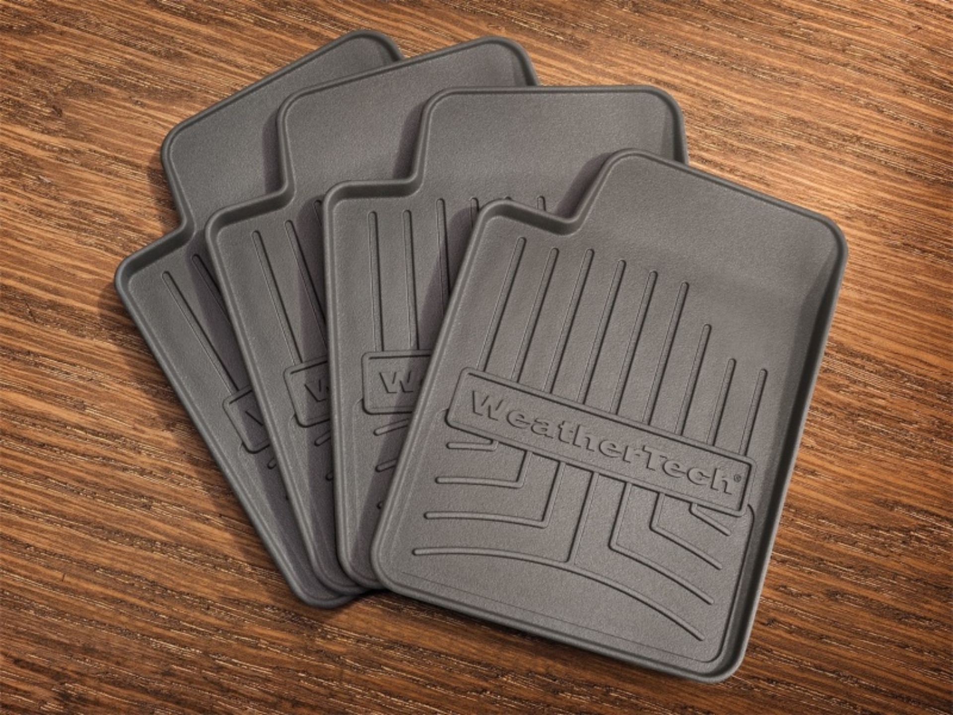 Picture of WeatherTech Drink Coasters 4in. Square - Grey (4pc Set)