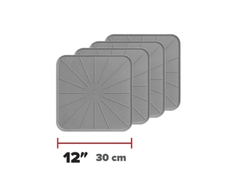 Picture of WeatherTech Home Surface Protectors 12in. Square - Grey (4pc Set)