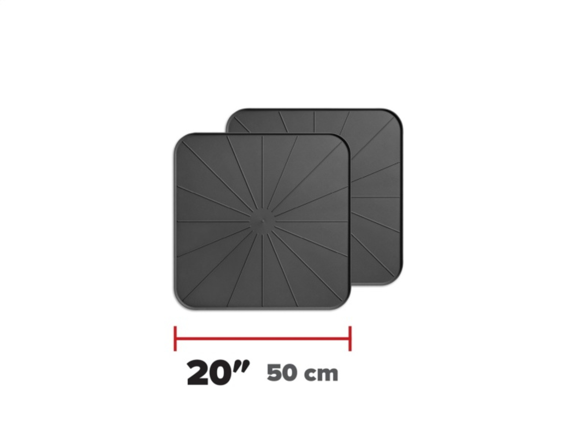 Picture of WeatherTech WT Coasters & Surface Protectors Home Accessories - 8A20SQCSTBK