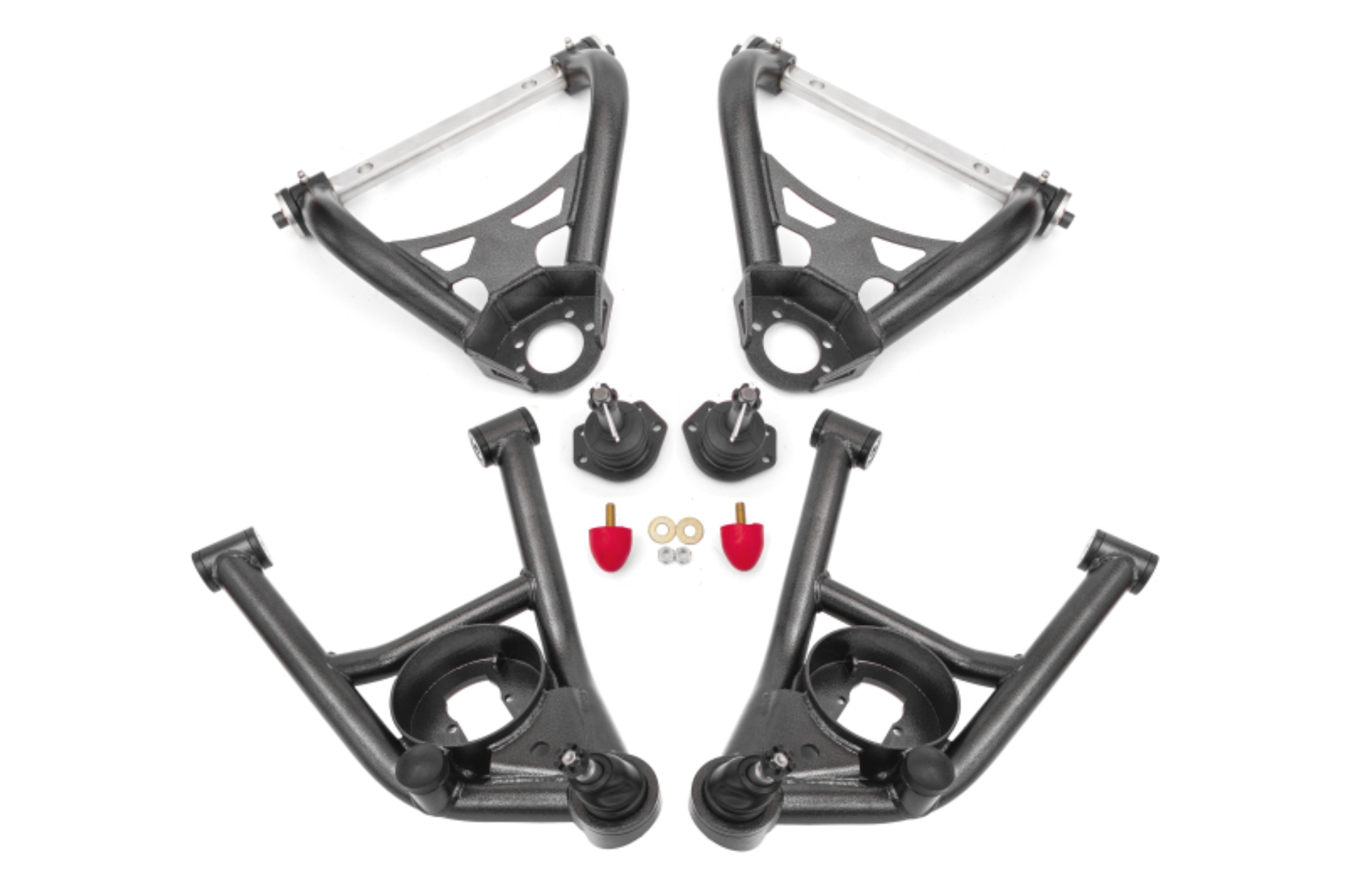 Picture of BMR 64-72 A-Body Non-Adj A-Arm Kit - Black Hammertone