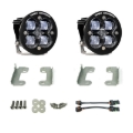 Picture of Baja Designs 07-09 Wrangler JK w/OE Bumper Squadron R SAE Fog Pocket Kit - Clear