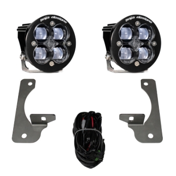 Picture of Baja Designs 07-09 Wrangler JK w/Premium Bumper Squadron R SAE Fog Pocket Kit - Clear