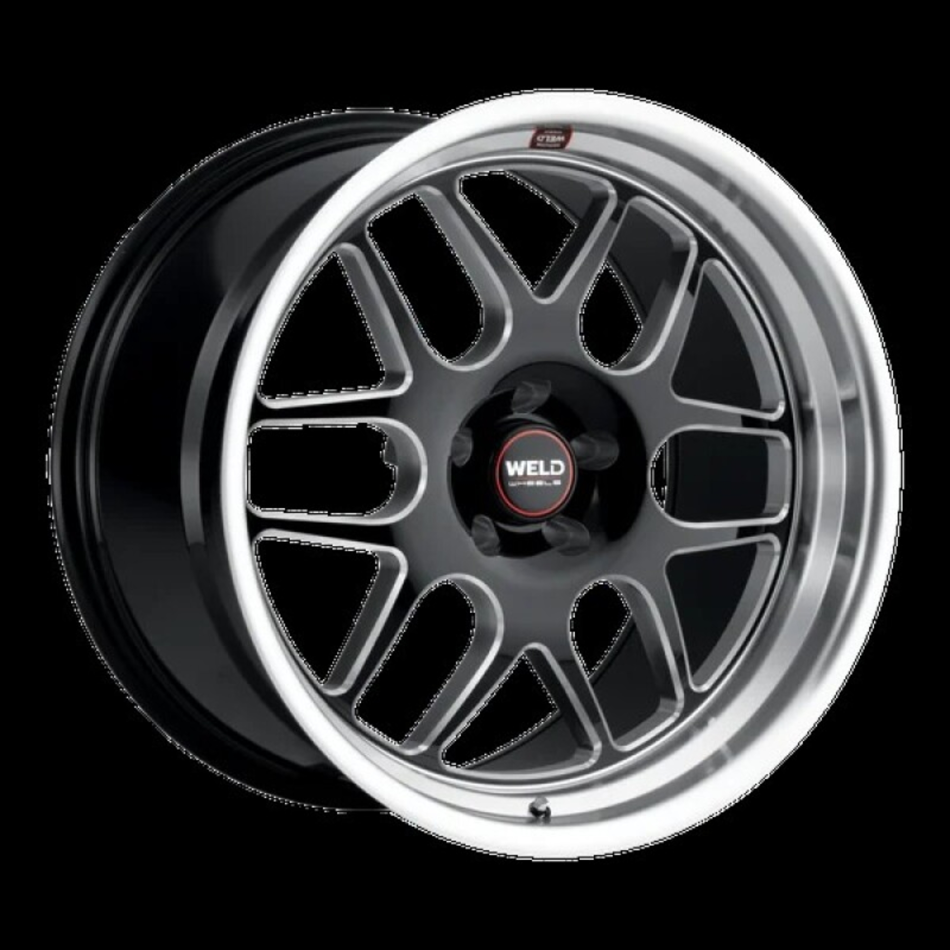 Picture of Weld Solana 18x10 / 5x120.65 BP / ET28 / 70.3mm Bore - Gloss Black Wheel