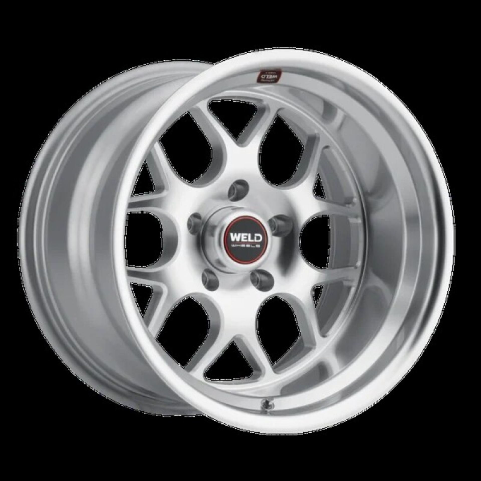 Picture of Weld Solana 18x8 / 5x114.3 BP / ET0 / 78.1mm Bore - Gloss Silver Machined Wheel