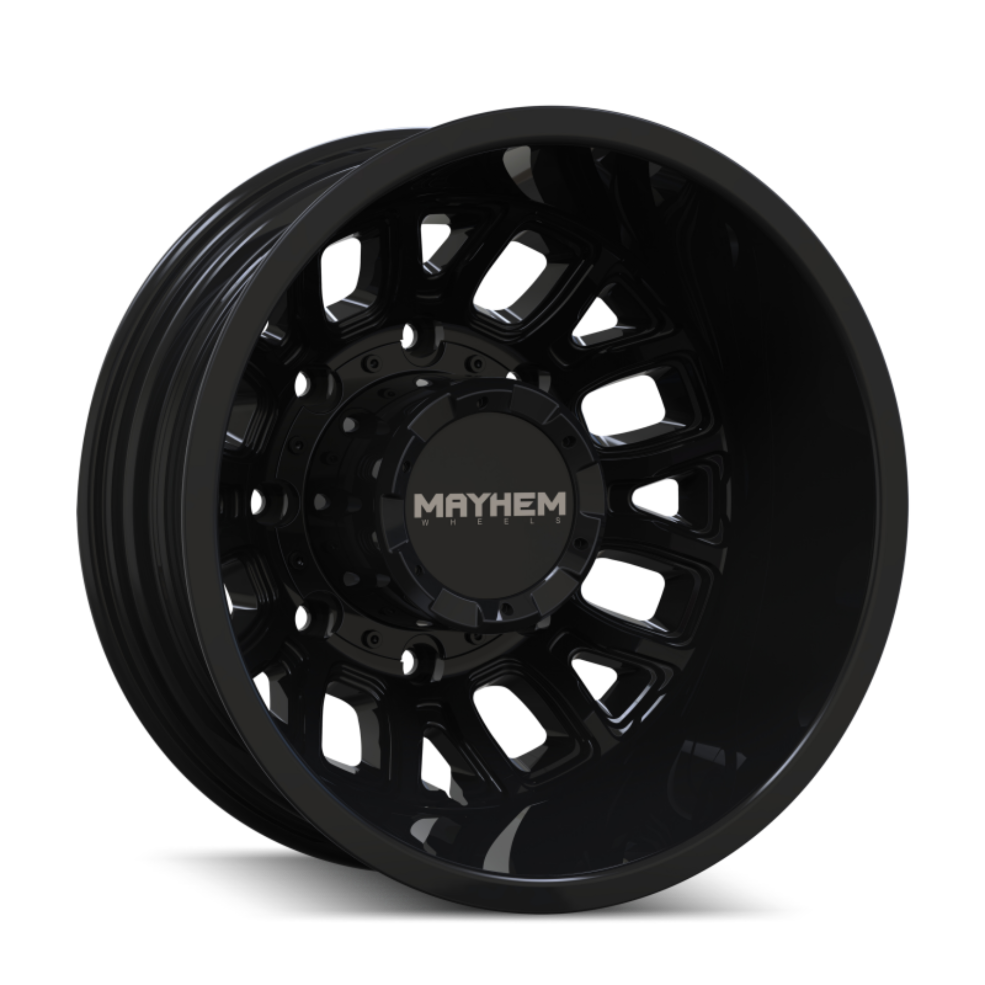 Picture of Mayhem 8107D Cogent Dually 17x6.5 8x200 BP -142mm Offset 142mm Bore Gloss Black