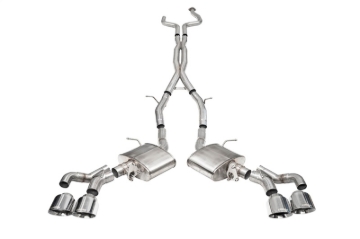 Picture of Corsa 22-25 Cadillac CT5 V Blackwing 3in. Cat-Back w/ Active Exhaust - Dbl X-Pipe - Twin 4.5in. Tips