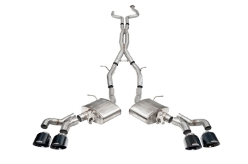 Picture of Corsa 2022-2025 Cadillac CT5-V Blackwing 3in. Cat-Back w/ Act. Exh. Dbl. X-Pipe Twin 4.5in. Tips
