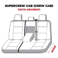 Picture of Covercraft Endura Waterproof Polyester SeatSaver Custom Second Row Seat Covers