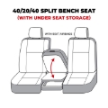 Picture of Covercraft Endura Waterproof Polyester SeatSaver Custom Front Row Seat Covers
