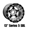 Picture of Belak Series 5 13x10 5in BS 4x100 BP High Pad 5in Back Space Single Beadlock Wheel