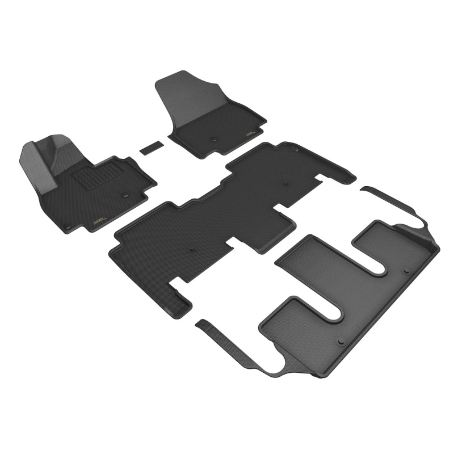 Picture of 3D MAXpider 2024 Kia EV9 6-Seater Kagu Black - 1st/2nd/3rd Rows