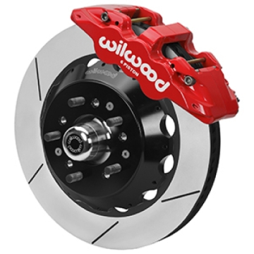Picture of Wilwood 65-68 Chevrolet Impala W/ Drum Spindle Aerolite 6R - 14 in Vented GT Rotor Red