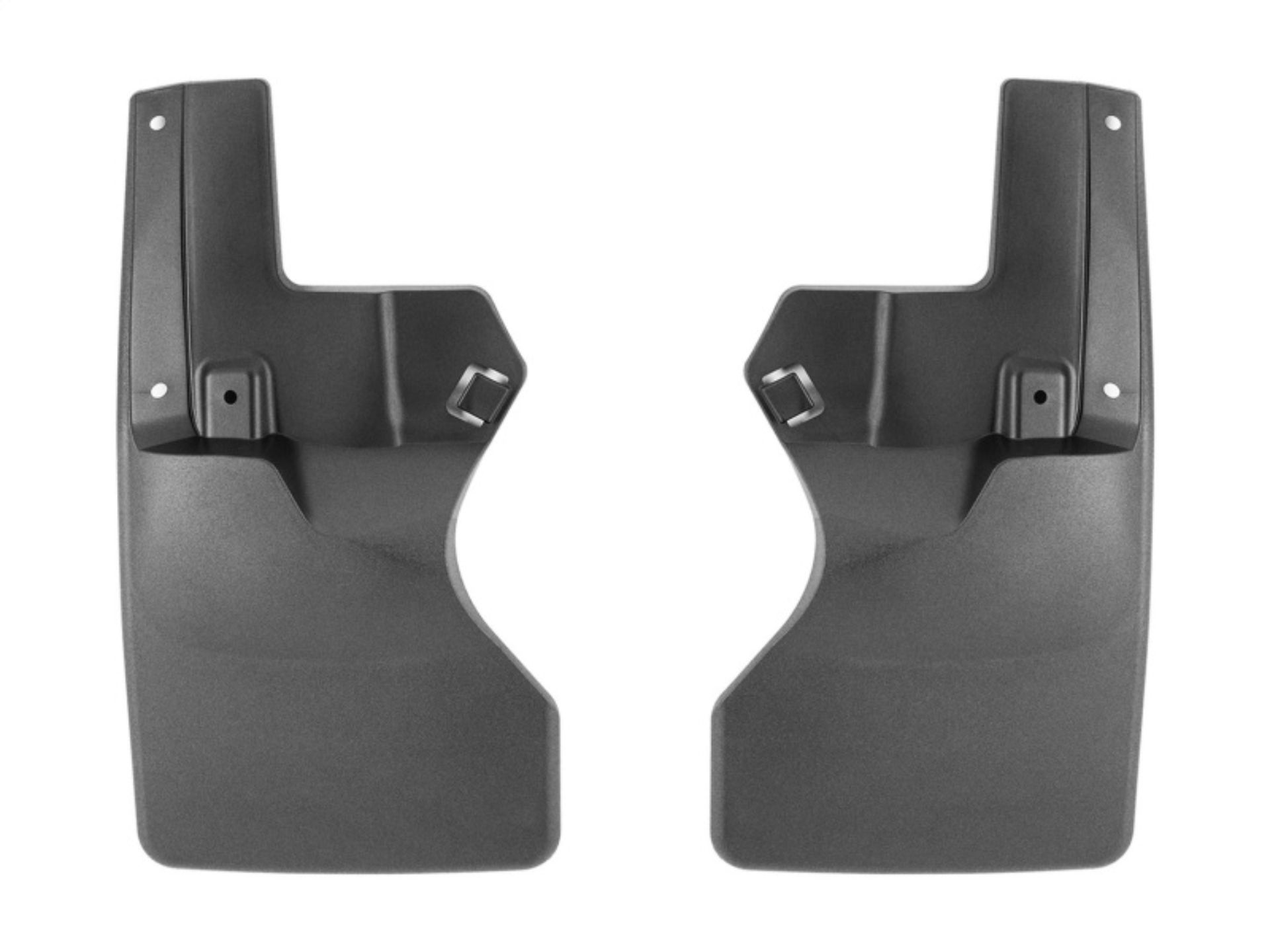 Picture of WeatherTech 20-24 Jeep Gladiator Sport/Sport S w/Max Tow Pkg No Drill Rear MudFlaps - Black
