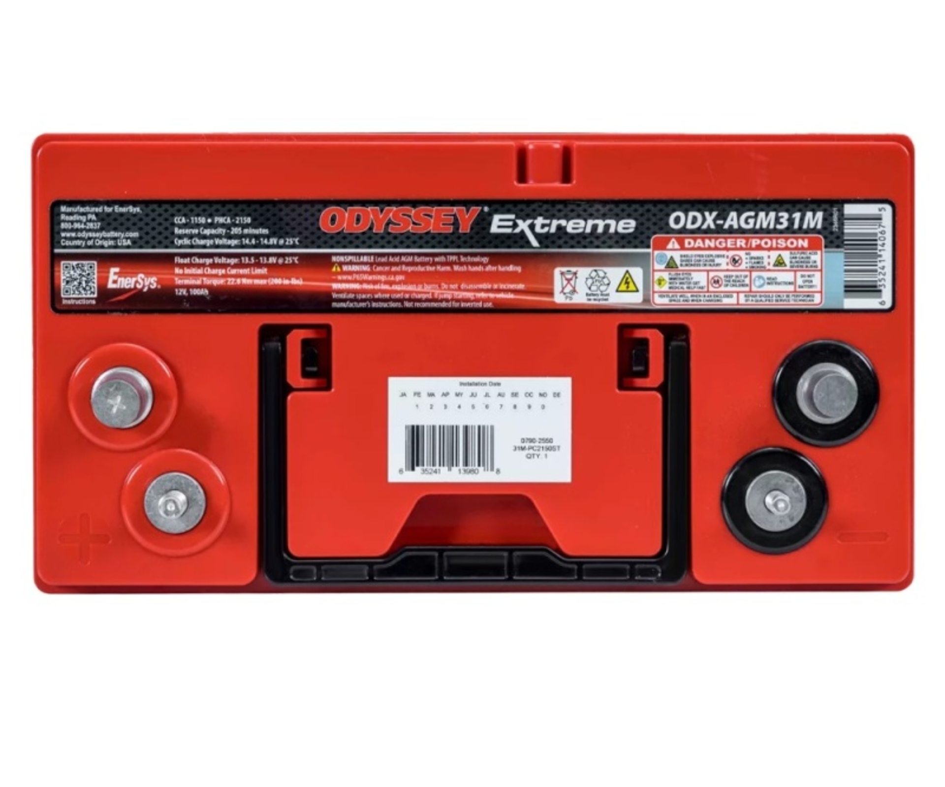 Picture of Odyssey Battery Marine/RV Extreme AGM Battery (31M-PC2150ST)