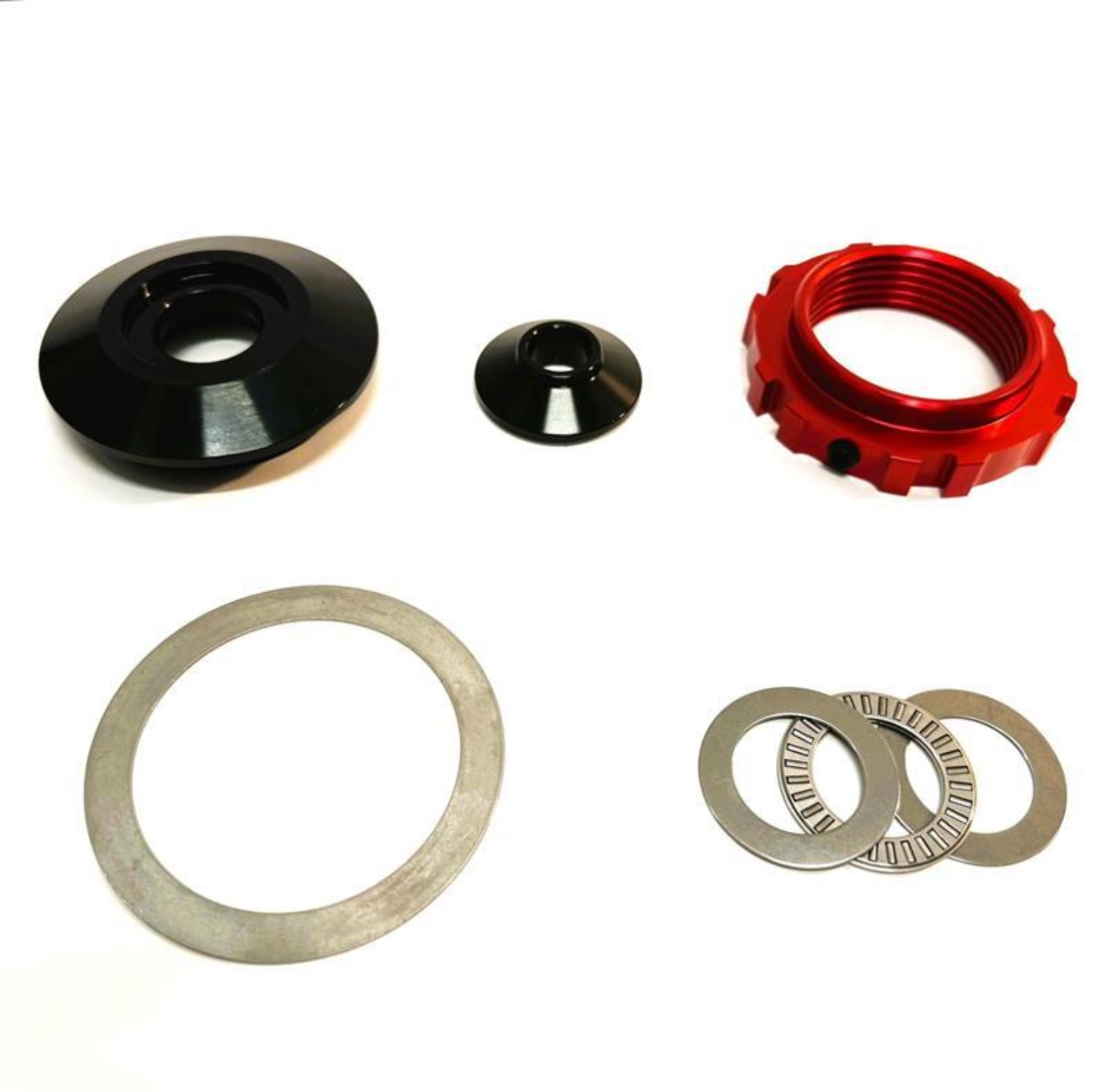 Picture of QA1 2.205-8 TPI Coilover Conversion Kit 2.5in ITT Strut - Red Anodized Nut