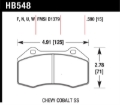 Picture of Hawk Renault Clio / Cobalt SS HPS Street Front Brake Pads