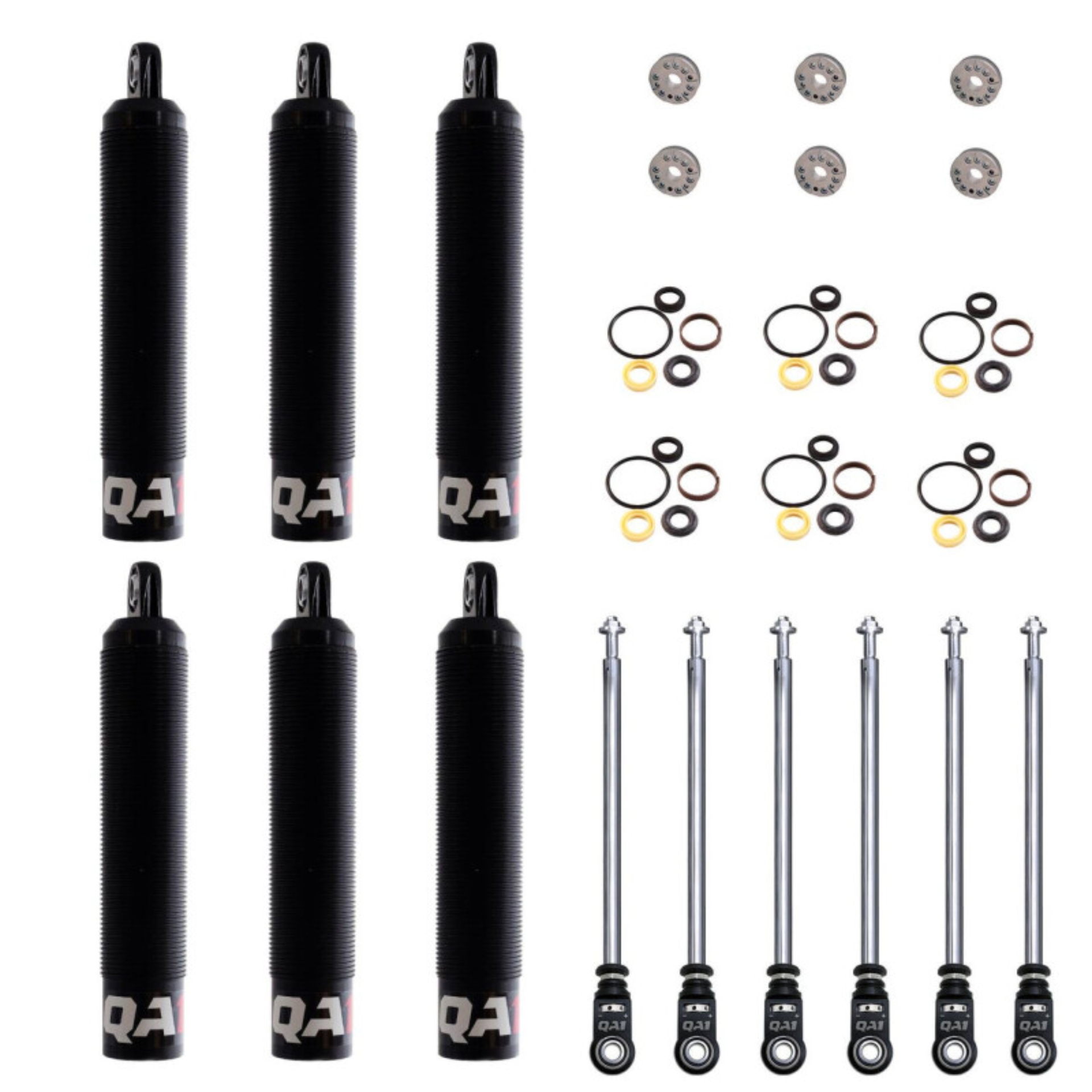 Picture of QA1 20.30 Eye-B/Eye-B V-None Dry LD Piston Shock Large Aluminum Coilover 13.38 - 6 Pack