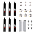 Picture of QA1 23.75 Eye-B/Eye-B V-None Dry Shock Small Body Steel 14.63 - 6 Pack