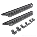 Picture of Go Rhino 22-24 Toyota Tundra Double-Cab Dominator Xtreme D1 SideSteps (incl. Brackets) - Black