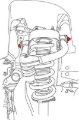 Picture of SPC Performance Control Arm Hardware