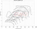 Picture of Forced Performance Mitsubishi Evo 9 Black Turbocharger Journal Bearing MHI Turbine Hsg w/25PSI WG
