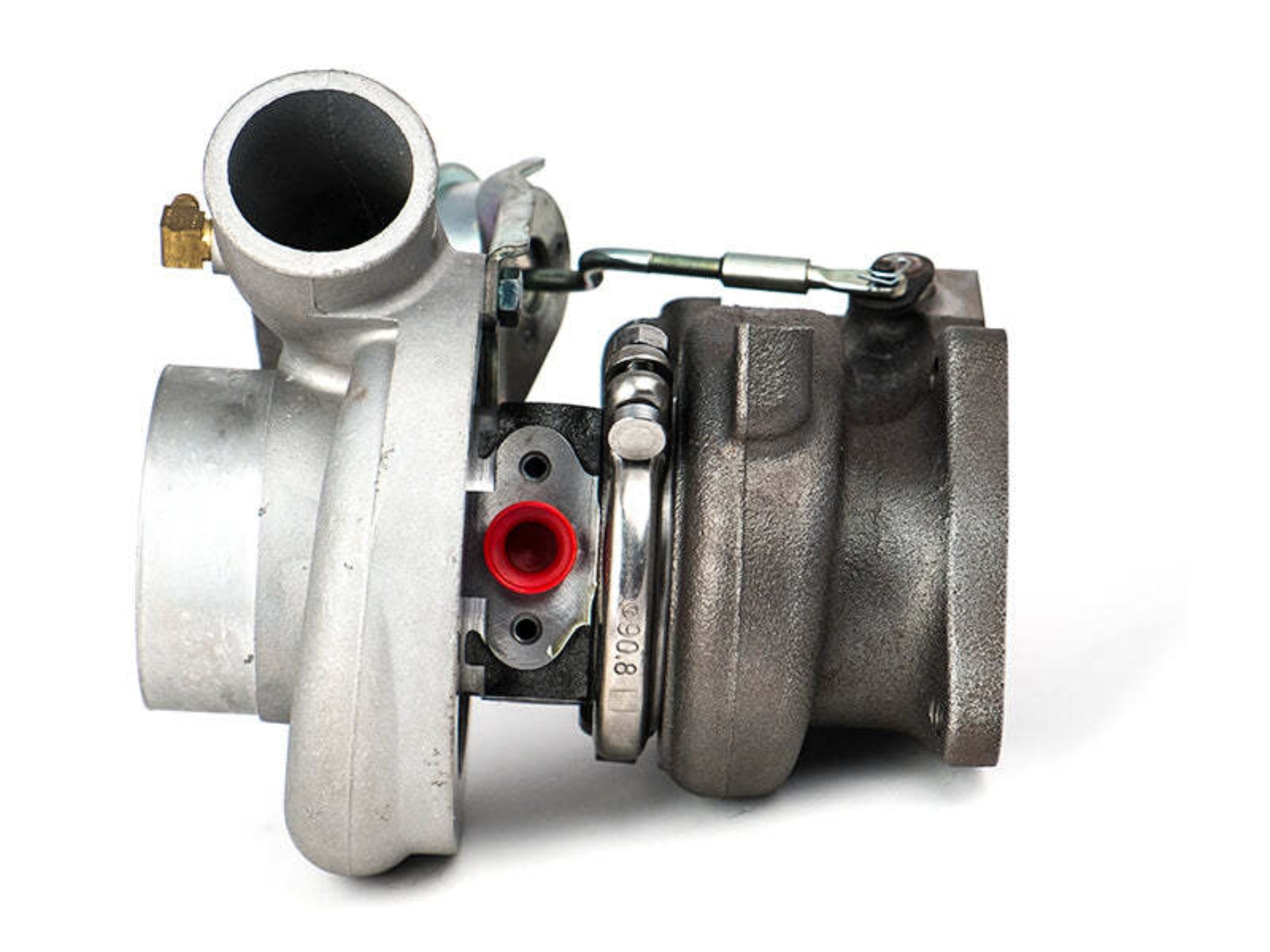Picture of Forced Performance DSM Flanged Vehicle Red Turbocharger 84mm CH8CM Turbine Housing WG on O2