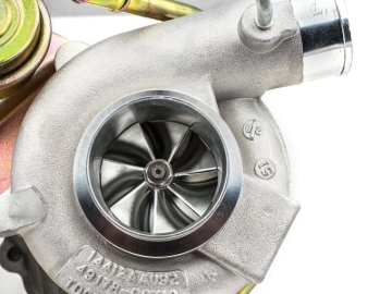 Picture of Forced Performance Subaru STi/WRX Blue Turbo BB LOPE 58mm CH8 CM Turbine Hsg External WG w/Oil Line