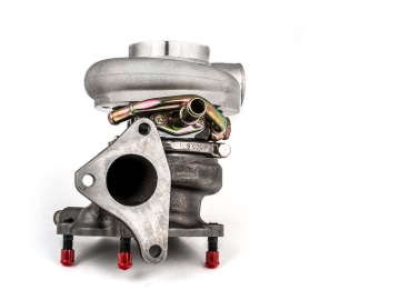 Picture of Forced Performance Subaru STi/WRX Black Turbo 84mm CH10CM Turbine Hsg 18PSI TiAL MVI WG w/Oil Line