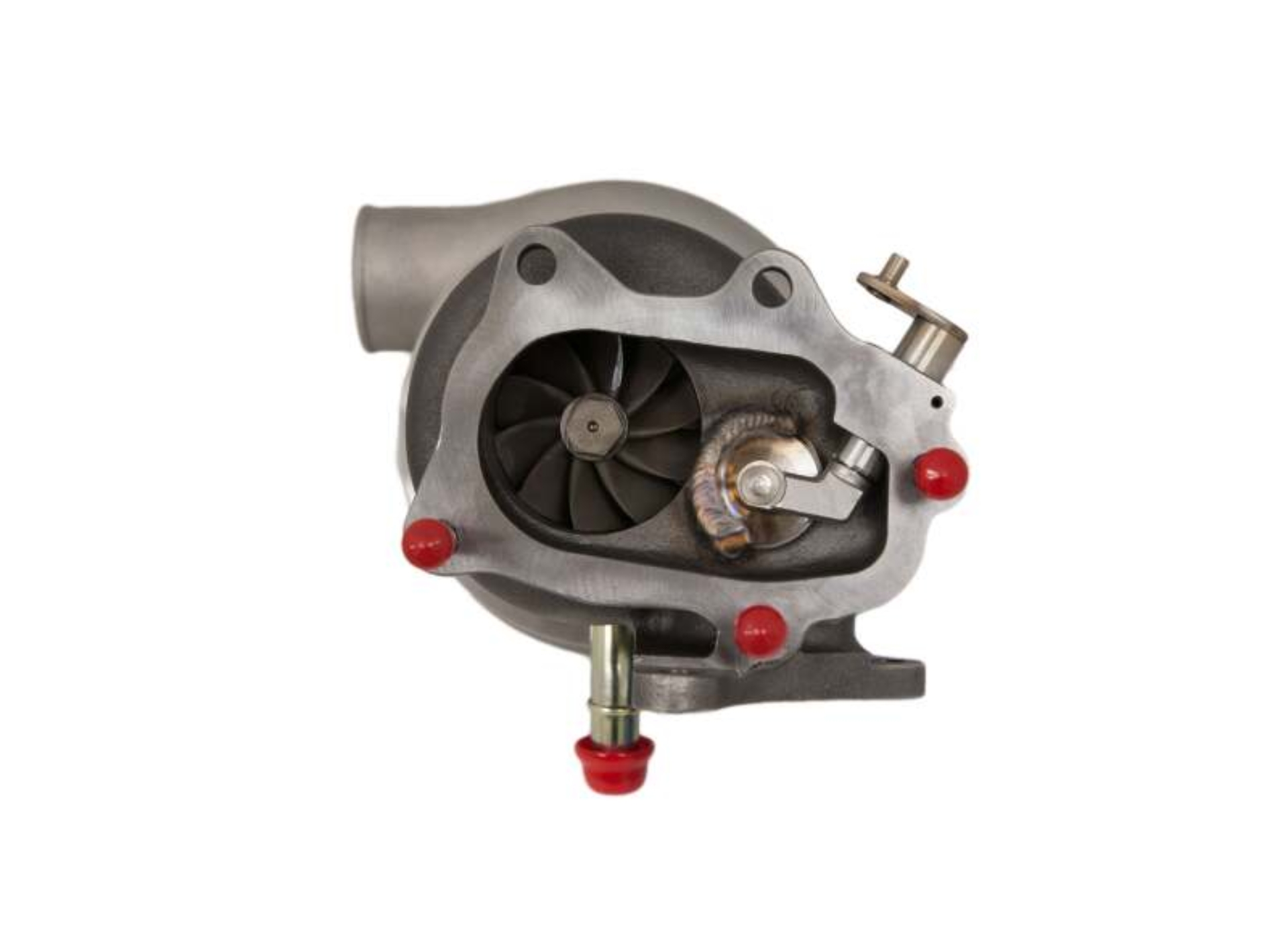 Picture of Forced Performance Subaru STi/WRX Red Turbo 84mm CH10CM Turbine Hsg 18PSI TiAL MVI WG w/Oil Line