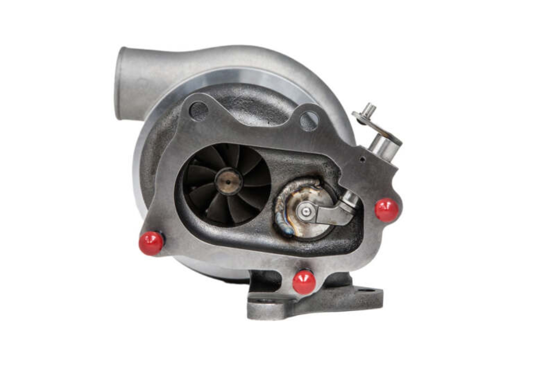 Picture of Forced Performance Subaru WRX/STI XR Blue 73HTZ Turbo 84mm CH8CM Turbine Hsg Internal WG w/Oil Line