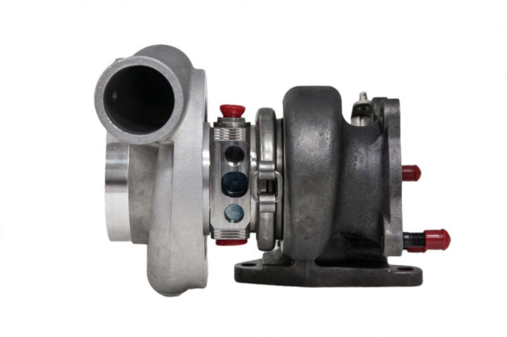 Picture of Forced Performance Subaru WRX/STI XR Blue 73HTZ Turbo 84mm CH8CM Turbine Hsg External WG w/Oil Line