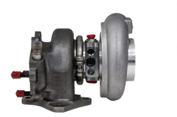Picture of Forced Performance Subaru WRX/STI XR Blue 73HTZ Turbo 58mm CH8CM Turbine Hsg External WG w/Oil Line