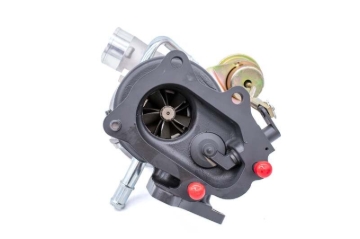 Picture of Forced Performance Subaru STi/WRX Blue UHF Turbo 58mm CH7CM Trbn Hsg Ported External WG w/Oil Line