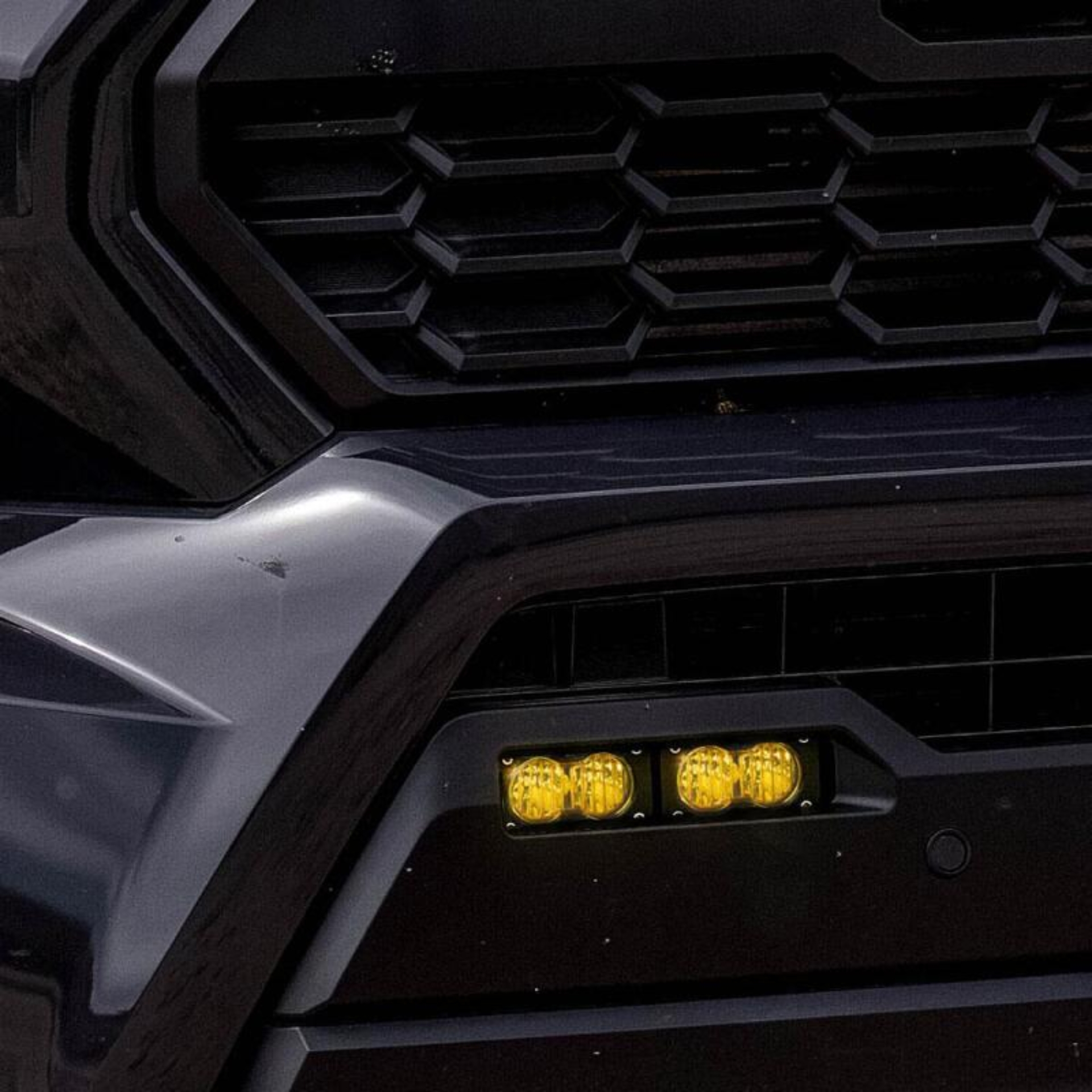 Picture of Baja Designs 2024+ Toyota Tacoma S2 Sport Dual Fog Pocket Light Kit - Baja Amber