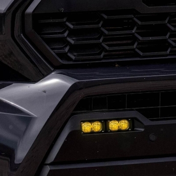 Picture of Baja Designs 2024+ Toyota Tacoma S2 Sport Dual Fog Pocket Light Kit - Baja Amber