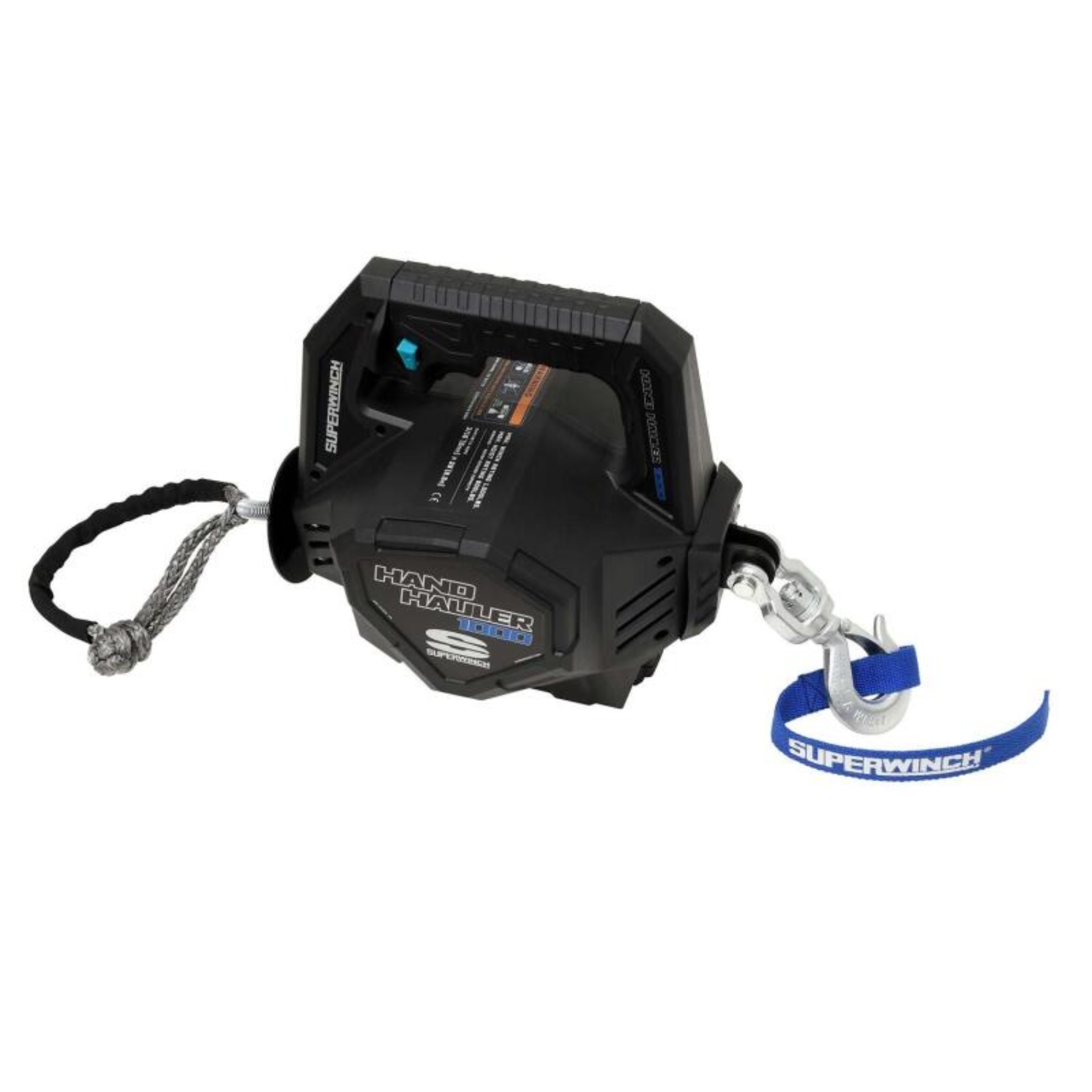 Picture of Superwinch Hand Hauler 1000 Winch 24 VDC 1000 lbs Line Pull Soft Shackle Rope End Safely