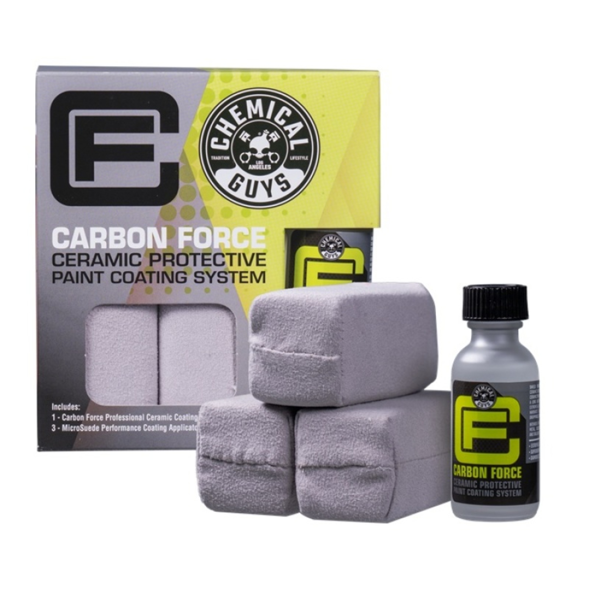 Picture of Chemical Guys Carbon Force Ceramic Protective Paint Coating System - 1oz + 3 MircoSuede Applicators