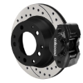 Picture of Wilwood 69-83 Porsche 911 D31 11.42in. Rear Brake Kit w/ Flex Lines - Drilled Rotors (Black)