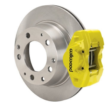 Picture of Wilwood 84-89 Porsche 911 D31 11.42in. Rear Brake Kit w/ Flex Lines - Yellow