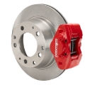 Picture of Wilwood 84-89 Porsche 911 D31 11.42in. Rear Brake Kit w/ Flex Lines - Red