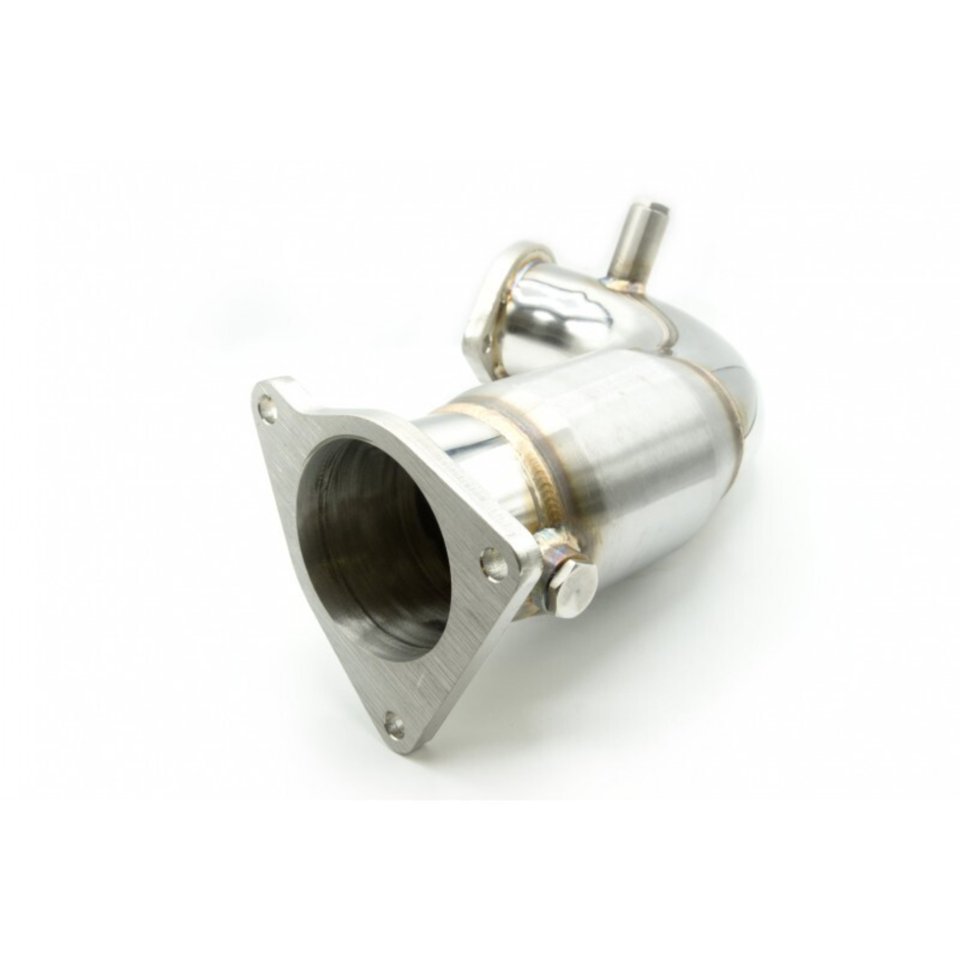 Picture of Turbo XS 22-24 Subaru WRX 304SS Front Pipe w/High Flow Catalytic Converter (Front Section)