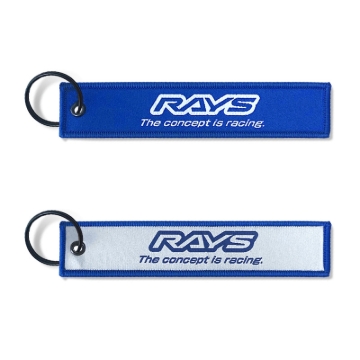 Picture of RAYS Official Key Tag 24S 142mm x 29mm Key Ring 30mm
