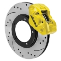 Picture of Wilwood 69-74 Porsche 911 D31 11.10in. Front Brake Kit w/ Flex Lines - Drilled Rotors (Yellow)
