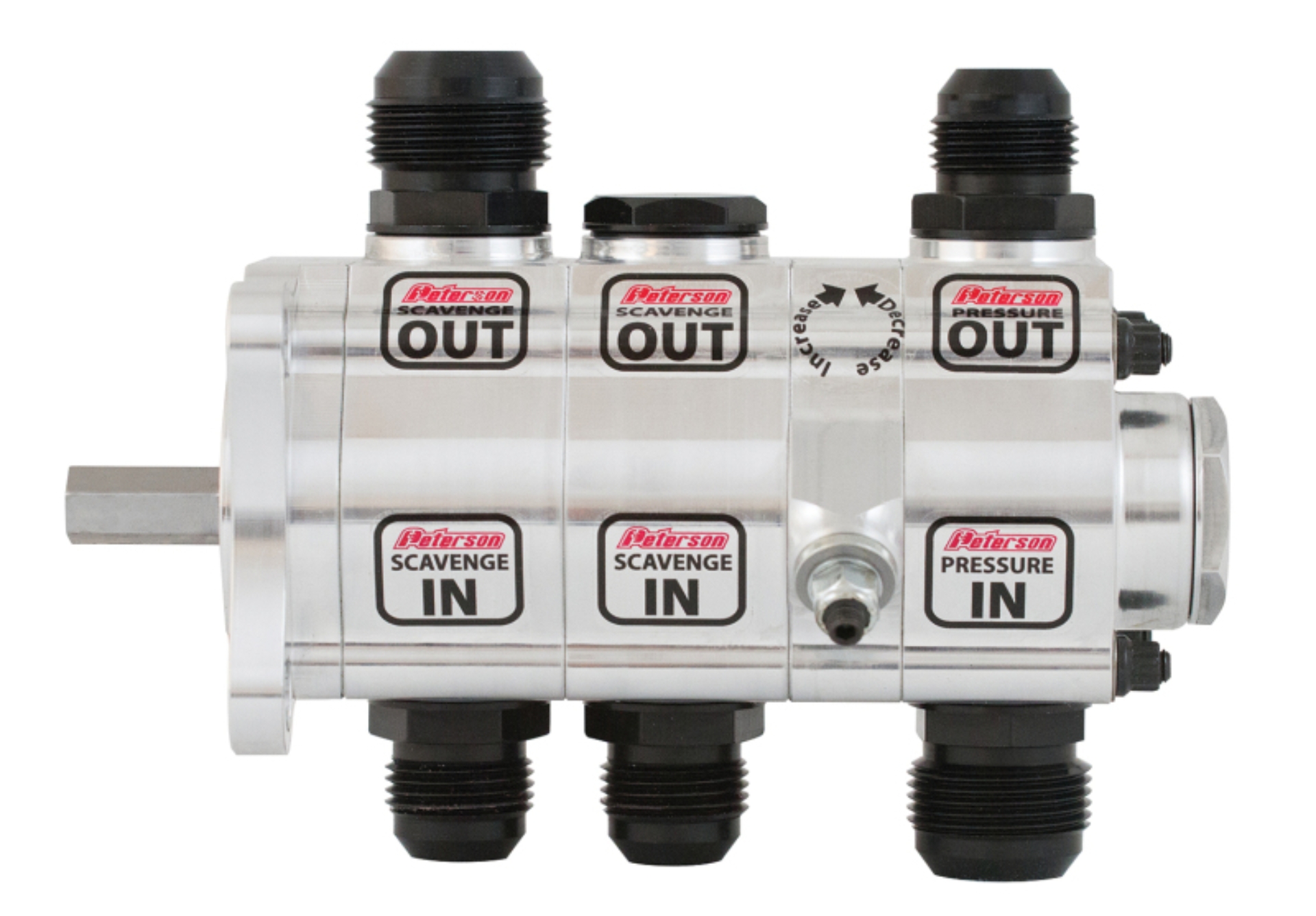 Picture of Peterson Fluid Systems R4 3-Stage Oil Pump - Left Side Mount - Rear Drive
